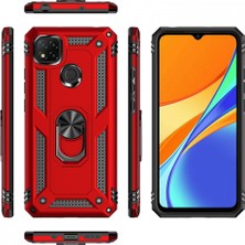 Kny Xiaomi Redmi 9c Kılıf Ultra Korumalı Yüzüklü Manyetik Vega Kapak