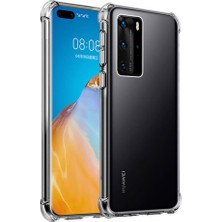 Kny Huawei P40 Kılıf Ultra Korumalı Şeffaf Antishock Silikon