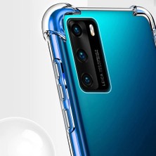 Kny Huawei P40 Kılıf Ultra Korumalı Şeffaf Antishock Silikon