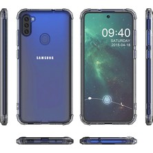 Kny Samsung Galaxy A11 Kılıf Ultra Korumalı Şeffaf Antishock Silikon