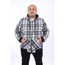 Moc Grande Mocgrande Kangaroo Pocket Oduncu Sweat-Gömlek Stripe 22209-GRI