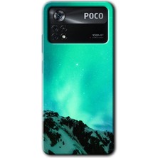 Zipax Poco X4 Pro Kılıf Hd Desen Baskılı Arka Kapak - Aurora