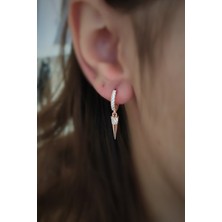 Erer Gümüş Gümüş Taşlı Kadın Küpe CN6E36