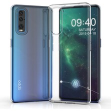 Kny Oppo A91 Kılıf Ultra Ince Şeffaf Silikon