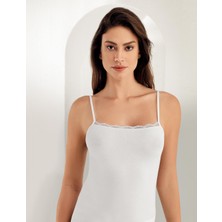 Şahinler Dantel Detaylı Ip Askı Elastan Atlet - B1055