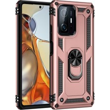 Kny Xiaomi Mi 11T Kılıf Ultra Korumalı Yüzüklü Standlı Manyetik Vega Kapak