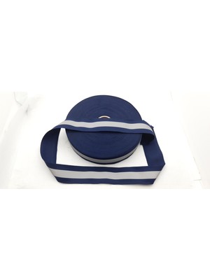 Be Beauty 5 Cm Genişliğinde 5 Mt Uzunlukta Lacivert Polyester Reflektör Şerit