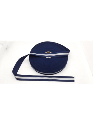 Be Beauty 3 Cm Genişliğinde 5 Mt Uzunlukta Lacivert Polyester Reflektör Şerit