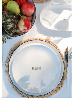 The Mia Summertime Servis Tabağı 6 Lı Set - 26 cm