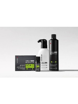 Goldwell Men Reshade 5ca Koyu Kahve Açık Kahve Erkeklere Özel Köpük Saç Boyası 4x20ml Losyon 250 Ml