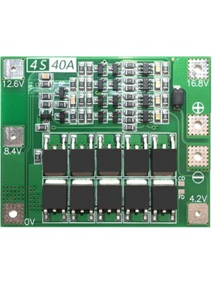 Hector Emporium 4s 40A Lityum Batarya Bms Koruma Kartı Standart Versiyon Pil Li-Ion 18650 16.8V