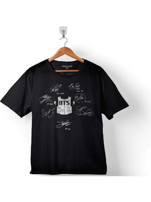 Bts Bangtan Boys Signature Sıgns Imza Çocuk Tişört