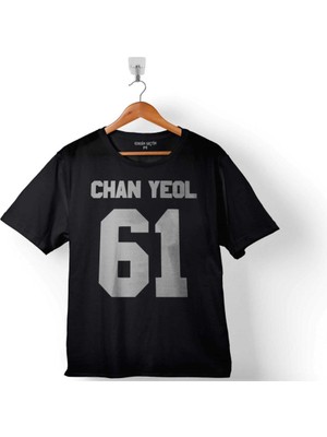 Exo Chanyeol Chan Yeol 61 Logo Çocuk Tişört
