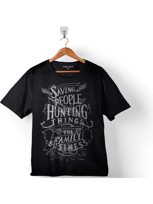 Supernatural The Famıly Busıness Logo Çocuk Tişört