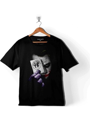 Kendim Seçtim Batman Joker Iskambil Oyun Kartıalfa Romeo Çocuk Tişört