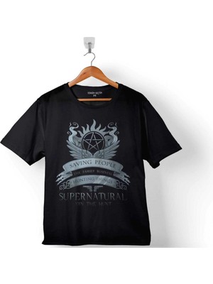Supernatural The Famıly Busıness Savıng People Est 3 Çocuk Tişört