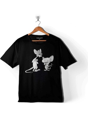 Kendim Seçtim Pınky And The Braın Ratten Rats Tom ve Jerry Çocuk Tişört
