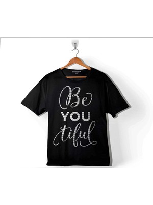 Kendim Seçtim Be You Tıfulbeautıful Sen Güzelsin Yazılı 2 Çocuk T-Shirt
