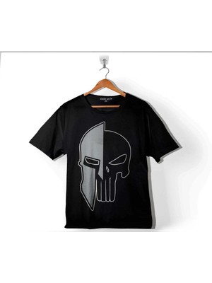 Kendim Seçtim The Punısher 300 Spartan Mask Cezalandırıcı Çocuk T-Shirt