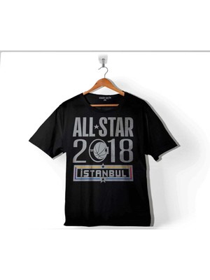 Kendim Seçtim Basketbol All Star Istanbul Nba Basketball 2018 Çocuk T-Shirt