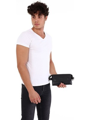 Ramsburry Erkek Siyah Clutch El Çantası