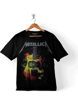 Kendim Seçtim Metallica Kirk Ouija Board Guitar Rock Gitar Çocuk Tişört