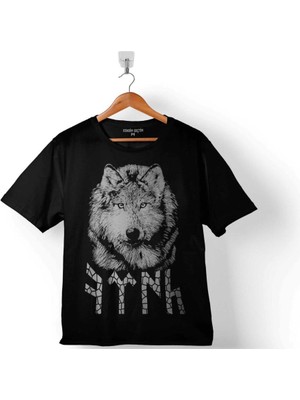 Tsk Göktürkçe Eski Türk Bozkurt Wolf Hilalkurt Çocuk Tişört