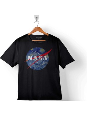 Nasa Uzay Cosmos Logolu Çocuk Tişört