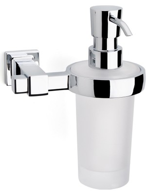 Q-Lıne Duvara Monte Sıvı Sabunluk Krom Renk 175X125X131 Mm