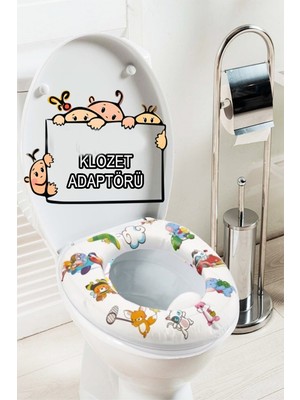 Mim Life Çocuk Klozet Kapağı Süngerli Tuvalet Eğitici Alıştırıcı