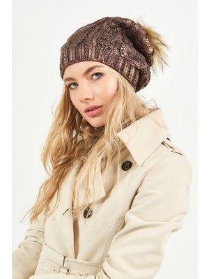 Posuss Simli Ponponlu Akrilik Bere - PS312