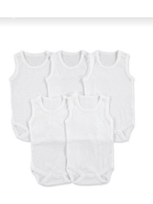Eses Bebe Bebek Basic Ribana Bisiklet Yaka 5li Atlet Body