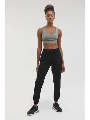 Lumberjack W-CT133 Basıc Jogger 2pr Siyah Kadın Eşofman Altı