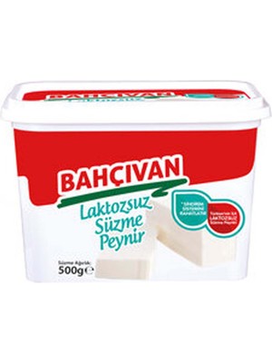 Bahçıvan Yarım Yağlı Laktozsuz Süzme Peynir 500 gr