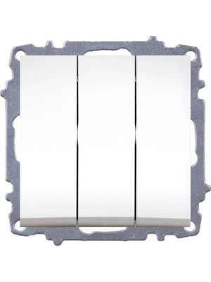 Elbi Zena Beyaz 3'lü (Üçlü) Anahtar