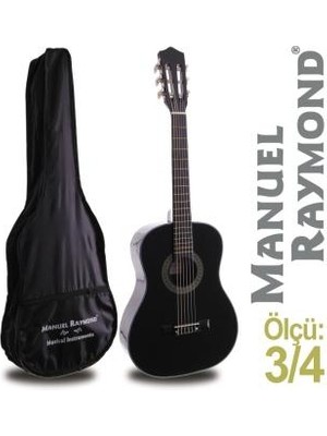 Manuel Raymond  Klasik Gitar Junior MRC87BK (Kılıf )