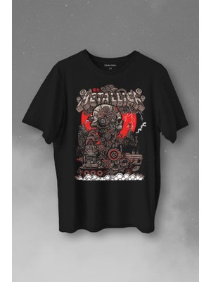 Kendim Seçtim Metallica New Yeni 2k Rock Metal Music Kırk James Lars Robert Baskılı Tişört  T-Shirt