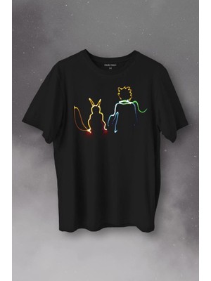 Kendim Seçtim Küçük Prens Çizim Temalı Baskılı Tişört  T-Shirt