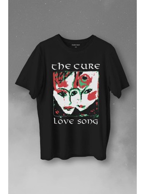Kendim Seçtim The Cure Lovesong Love Song Rock Music Band Baskılı Tişört  T-Shirt
