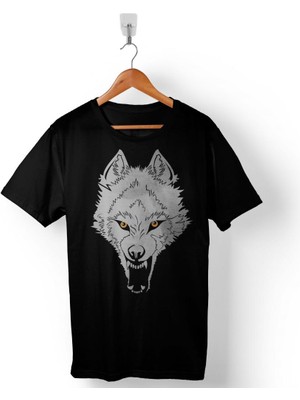 Kendim Seçtim Bozkurt Head Wolf Kurt Kafası Erkek Tişört