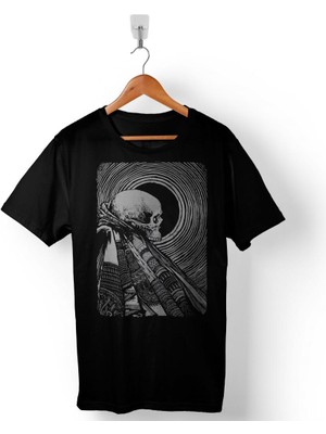 Kendim Seçtim Skull Kuru Kafa Illusıon Haç Erkek Tişört