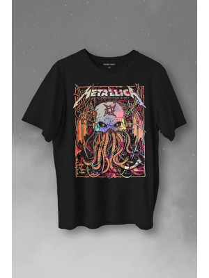 Kendim Seçtim Metallica Music Poster Rock Metal Baskılı Tişört  T-Shirt