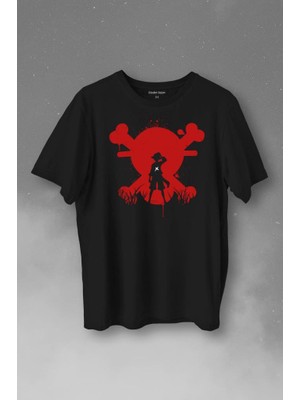Kendim Seçtim One Piece Anime Dizi Japanese Urban Wear Street Culture Baskılı Tişört  T-Shirt
