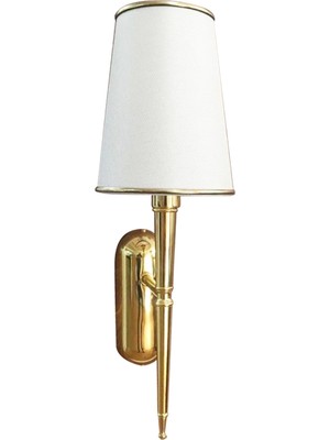 Modi Lighting Tekli Konik Şapkalı Gold Beyaz Modern Aplik MOD-AP4403-1GB