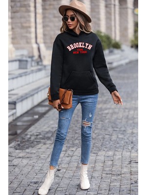 Trendypassion Brooklyn Baskılı Sweatshirt