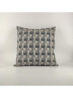 Tedz Collection Paredora Bistre Çizgili Şönil Kırlent Kılıfı