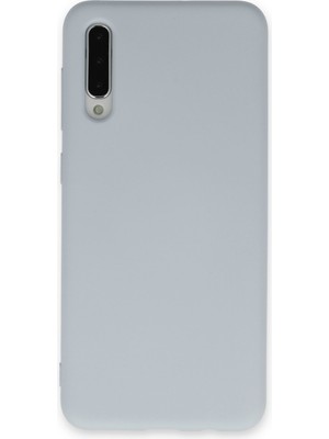 Happycase Samsung Galaxy A50S Kılıf Nano Içi Kadife  Silikon - Buz Mavisi