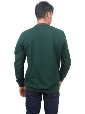 Daniel Milano Erkek Mercanyeşili Sweatshirt-6