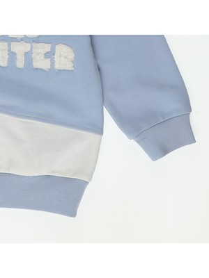Panço Erkek Bebek Penguen Peluş Baskılı Sweatshirt