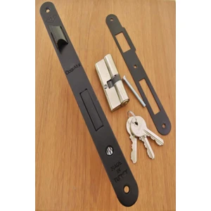 Azm Hırdavat Dooraks Siyah Oval Barelli Kilidi 40 mm